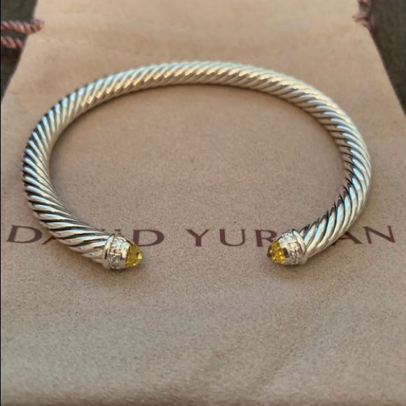 David Yurman Jewelry - David Yurman 5mm Lemon Citrine Cable Bracelet